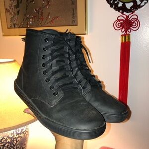 Dr. Martens Black Lace-Up Ankle Boots